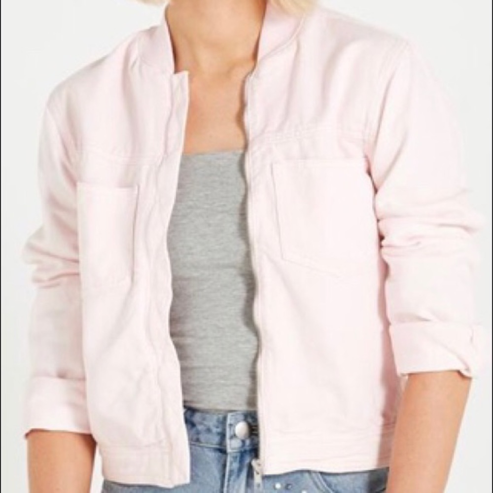 Pink Denim Jacket